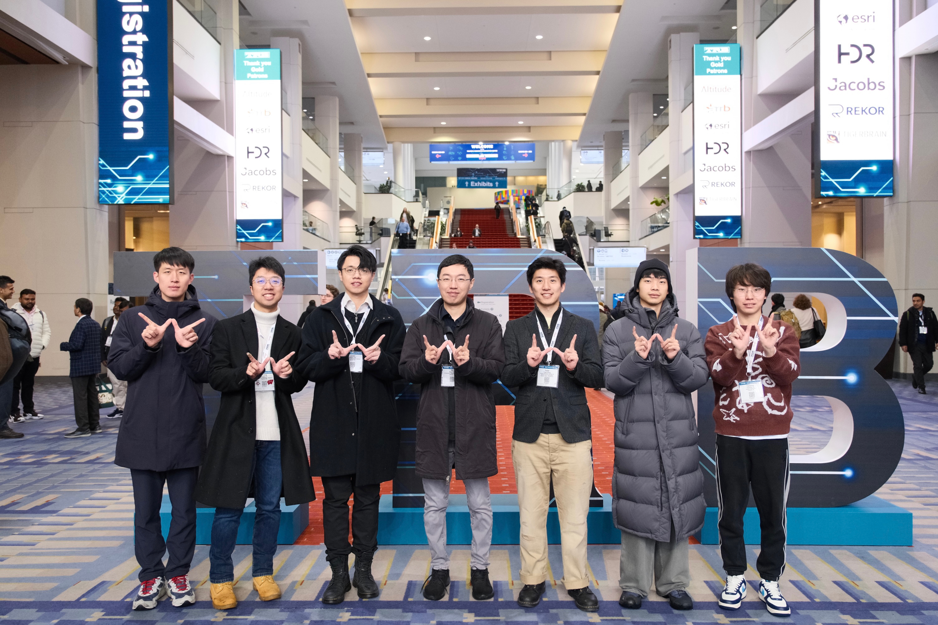 Sky-Lab members at 2025 TRB Annual Meeting